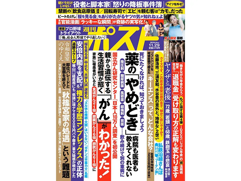 【園都】「週刊ポスト」（2019/11/29号）グラビア9p掲載！